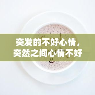 突发的不好心情,突然之间心情不好的句子