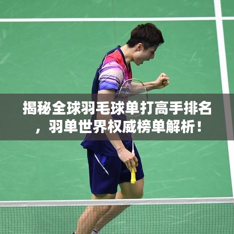 揭秘全球羽毛球单打高手排名，羽单世界权威榜单解析！