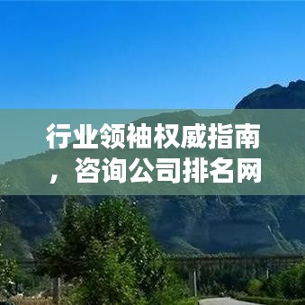 行业领袖权威指南，咨询公司排名网站深度探索