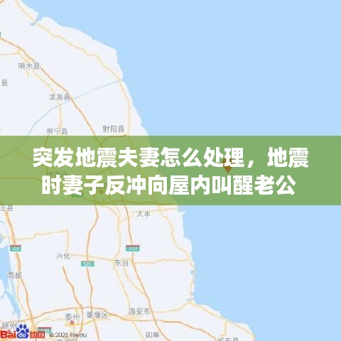 突发地震夫妻怎么处理，地震时妻子反冲向屋内叫醒老公 