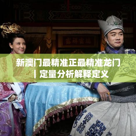 新澳门最精准正最精准龙门|定量分析解释定义