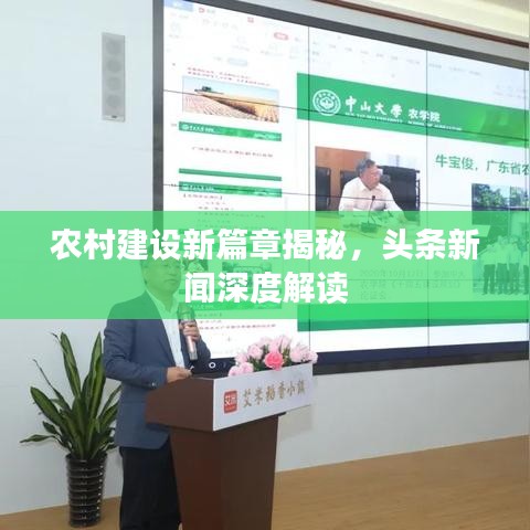 农村建设新篇章揭秘，头条新闻深度解读