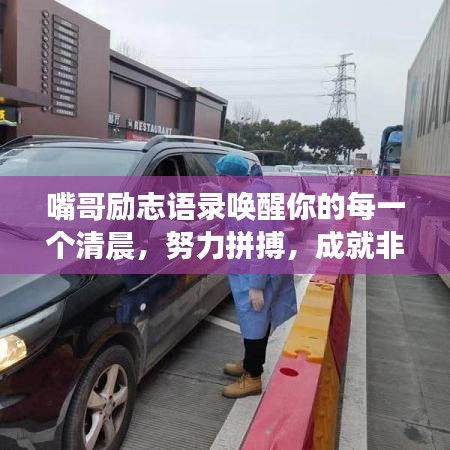 嘴哥励志语录唤醒你的每一个清晨，努力拼搏，成就非凡人生