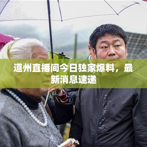道州直播间今日独家爆料,最新消息速递