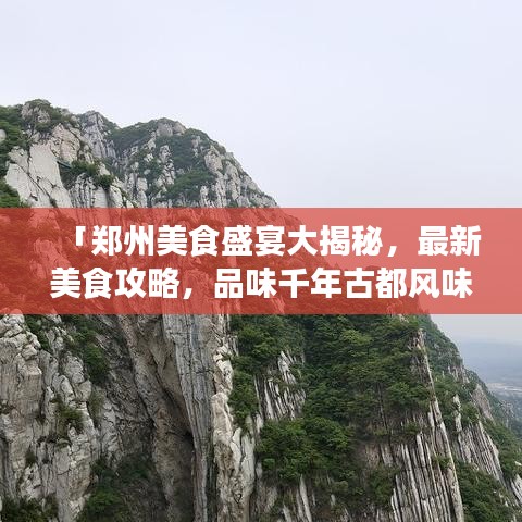 「郑州美食盛宴大揭秘，最新美食攻略，品味千年古都风味」