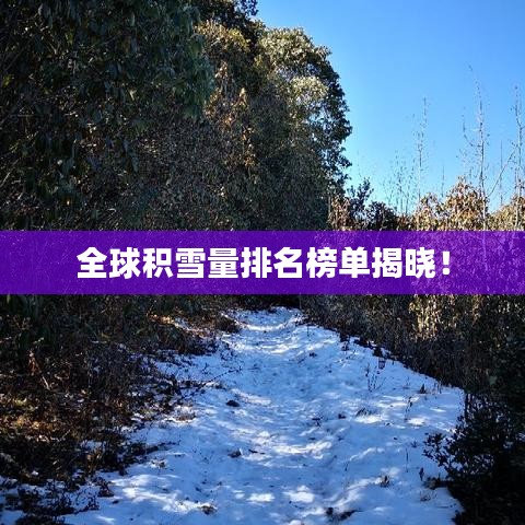 全球积雪量排名榜单揭晓！