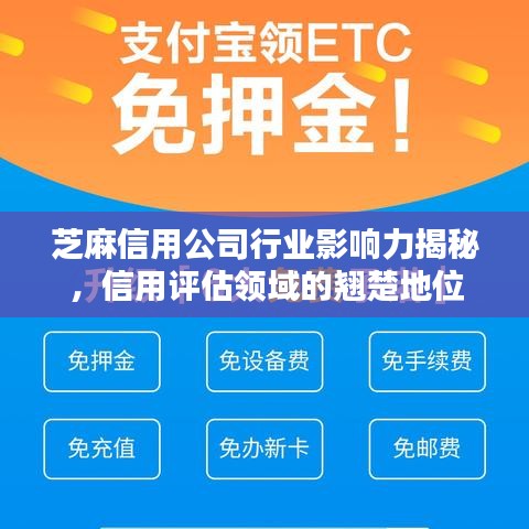 芝麻信用公司行业影响力揭秘，信用评估领域的翘楚地位