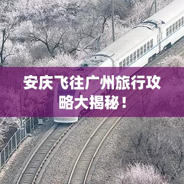 安庆飞往广州旅行攻略大揭秘！