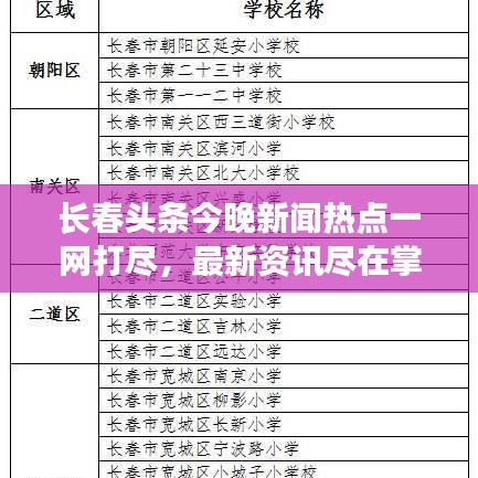 长春头条今晚新闻热点一网打尽,最新资讯尽在掌握!