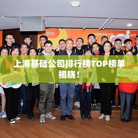 上海基础公司排行榜TOP榜单揭晓!