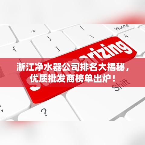浙江净水器公司排名大揭秘，优质批发商榜单出炉！