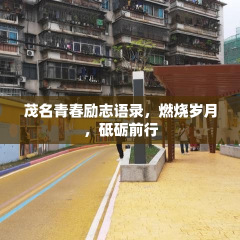 茂名青春励志语录，燃烧岁月，砥砺前行