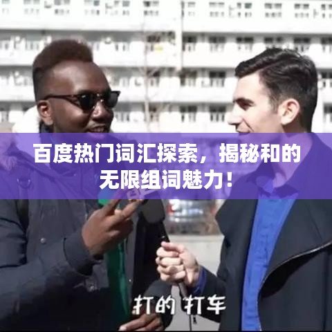 百度热门词汇探索,揭秘和的无限组词魅力!