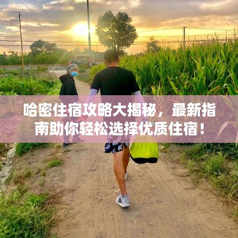 哈密住宿攻略大揭秘,最新指南助你轻松选择优质住宿!