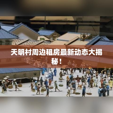 天明村周边租房最新动态大揭秘！