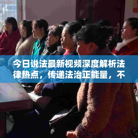 今日说法最新视频深度解析法律热点，传递法治正能量，不容错过！