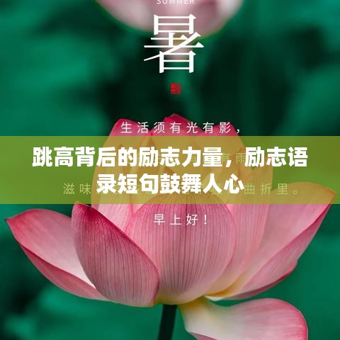 跳高背后的励志力量，励志语录短句鼓舞人心