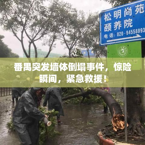 番禺突发墙体倒塌事件，惊险瞬间，紧急救援！