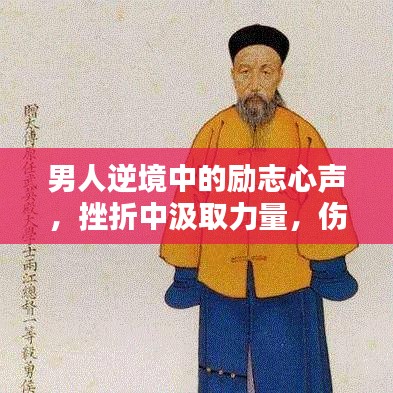 男人逆境中的励志心声,挫折中汲取力量,伤感里铸就辉煌