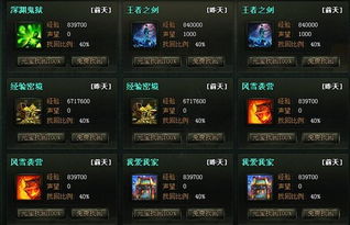 手机传奇迷失版本,经济方案解析-WP1_v8.915